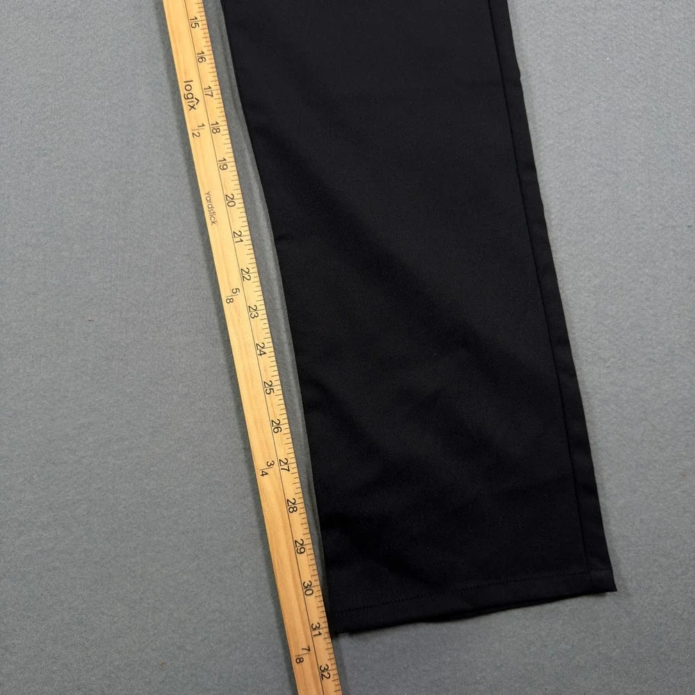 Travis Mathew Open to Close Black Golf Pants Mens 32 Straight Leg Polyester